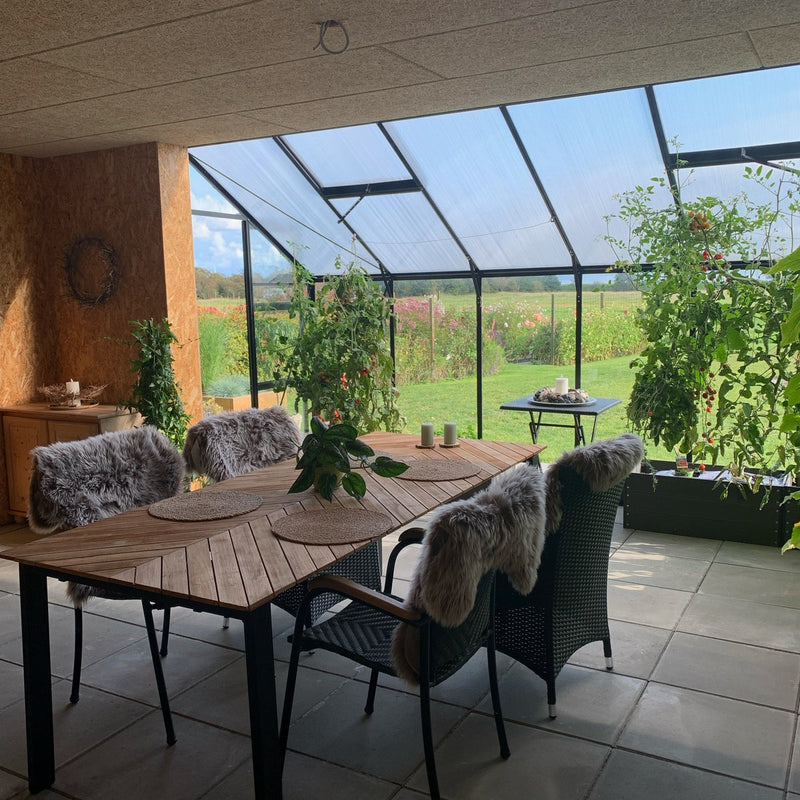 Veggdrivhus Solid 4.3 M²