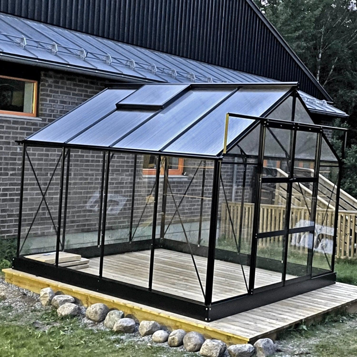 Solid 8,5 M² drivhus-Drivhuse-Hobbydrivhuse