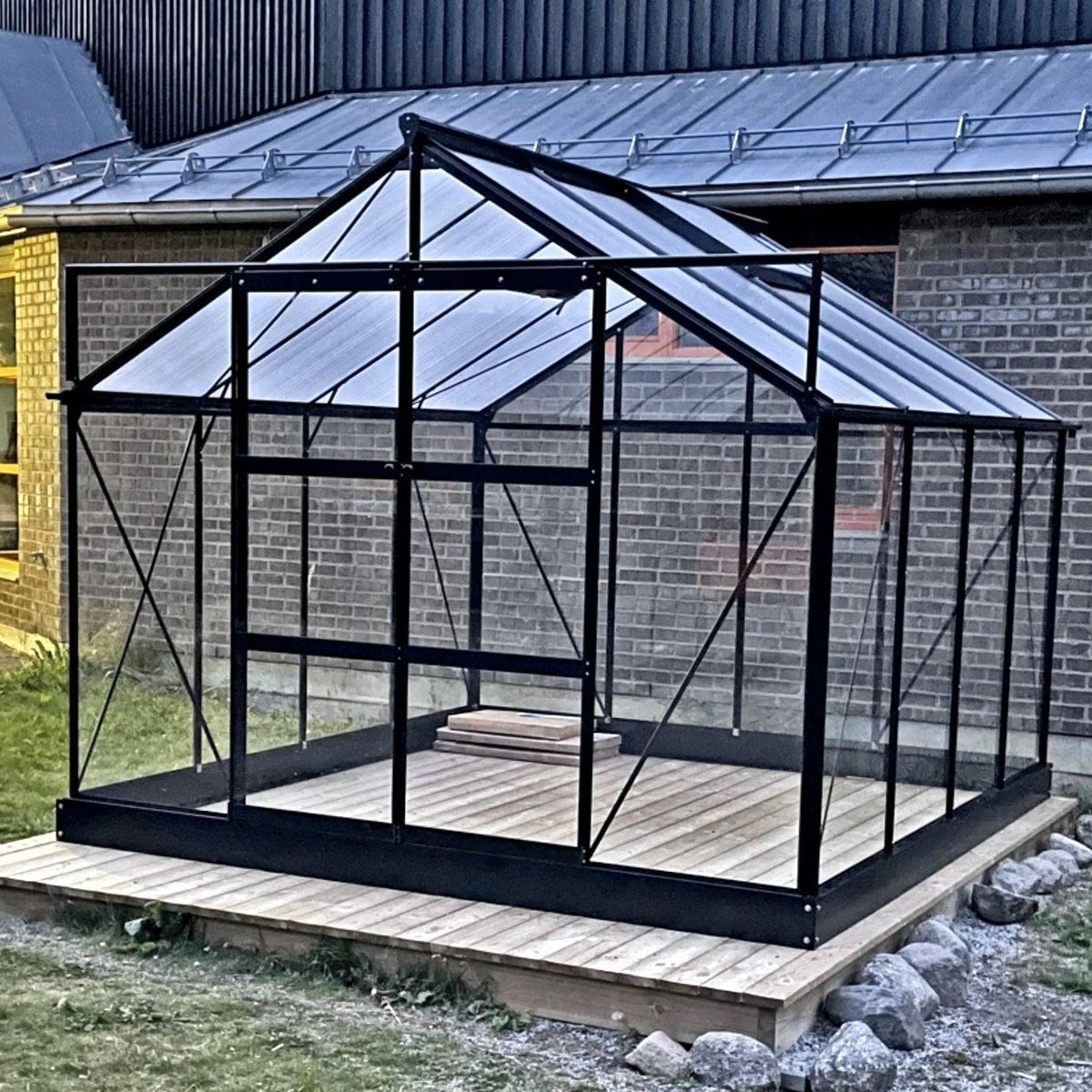 Solid 8,5 M² drivhus-Drivhuse-Hobbydrivhuse