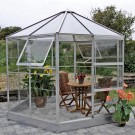 Nyhet! Solid Lysthus 6,5 m². Blank aluminium  thumbnail