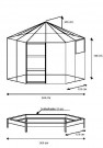 Nyhet! Solid Lysthus 6,5 m². Blank aluminium  thumbnail