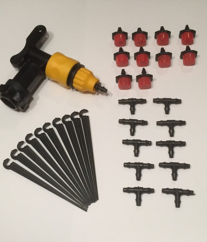 Dryppvanning for vanntønne, 10 dyser.