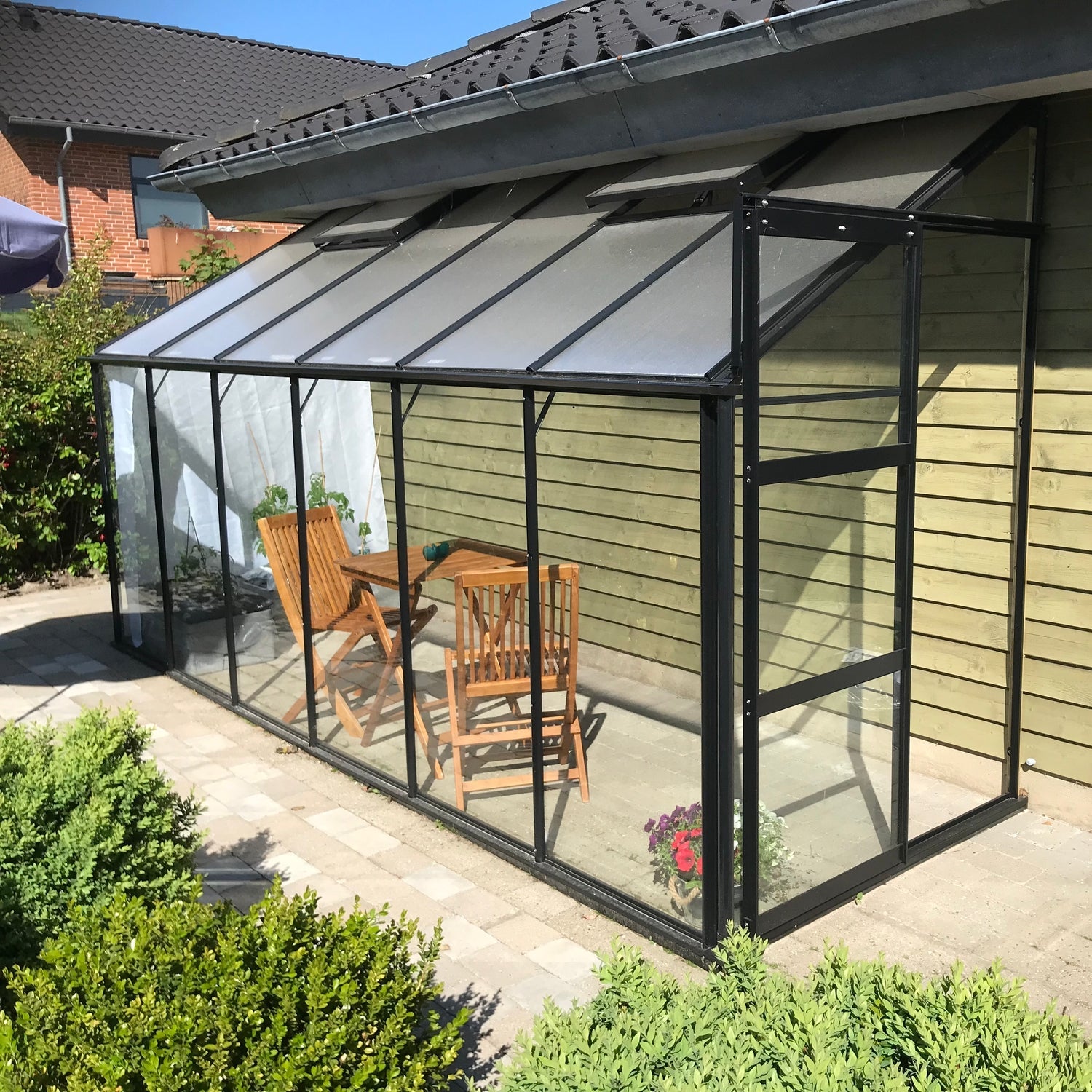 Veggdrivhus Solid 6.3 M²