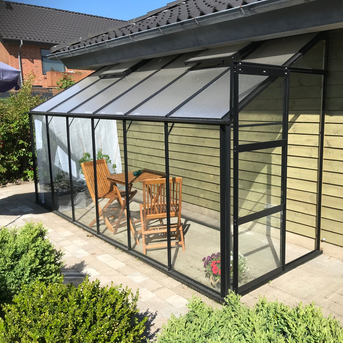 Veggdrivhus Solid 6.3 M²