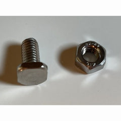 10 stk firkanthodeskruer med mutter