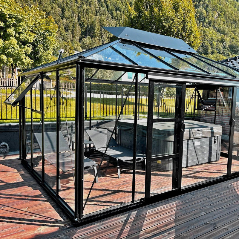 Royale Cube 14,5 m² drivhus-Drivhuse-Hobbydrivhuse