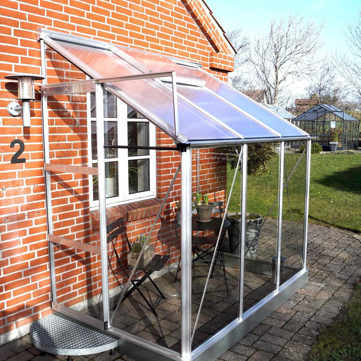 Solid 3,3 M² vægdrivhus-Vægdrivhus-Hobbydrivhuse