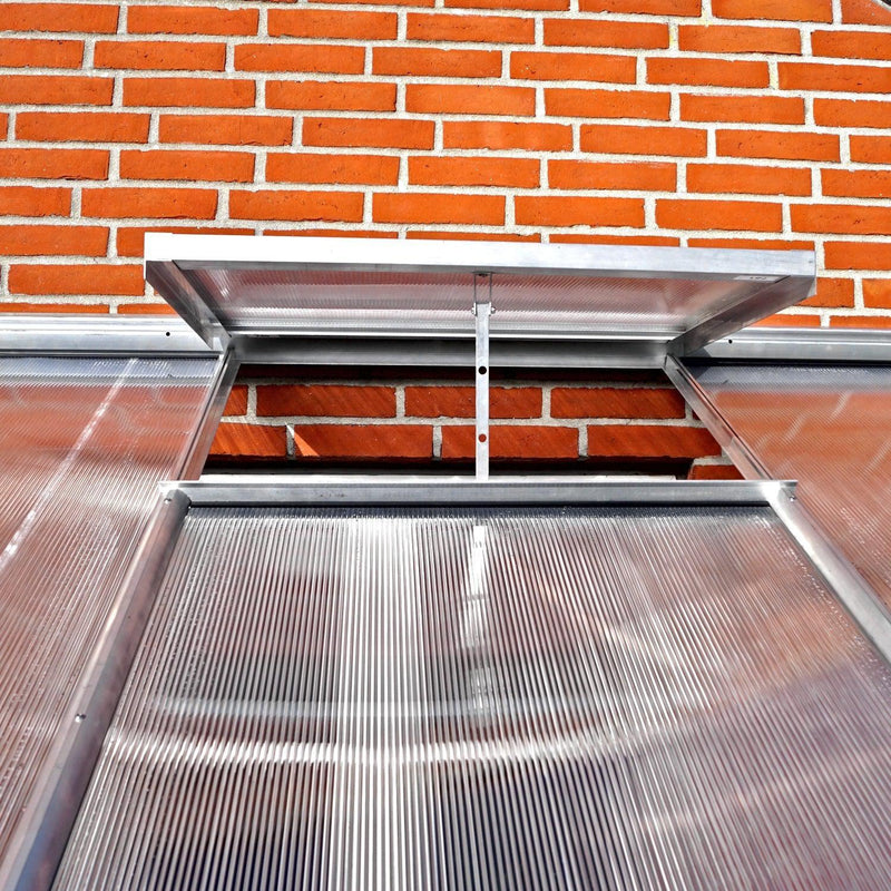 Solid 5,3 M² vægdrivhus-Vægdrivhus-Hobbydrivhuse