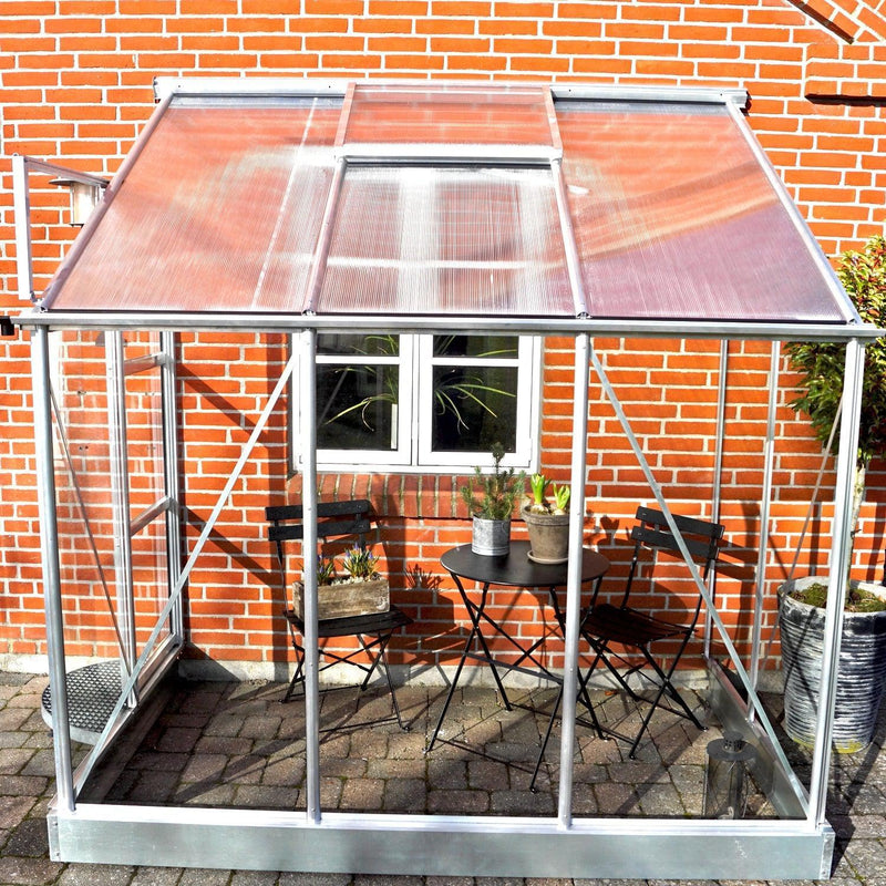 Solid 6,3 M² vægdrivhus-Vægdrivhus-Hobbydrivhuse