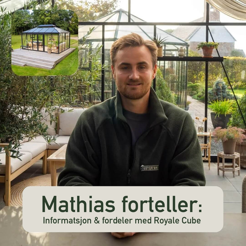 Drivhus Royale Cube 12.1 m²