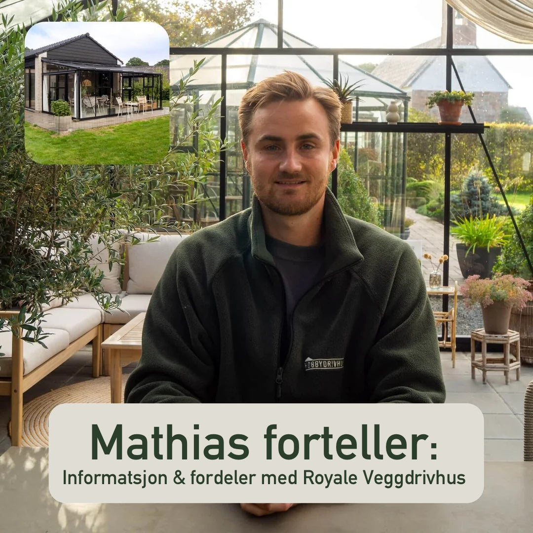 Veggdrivhus Royale 9.6 M²